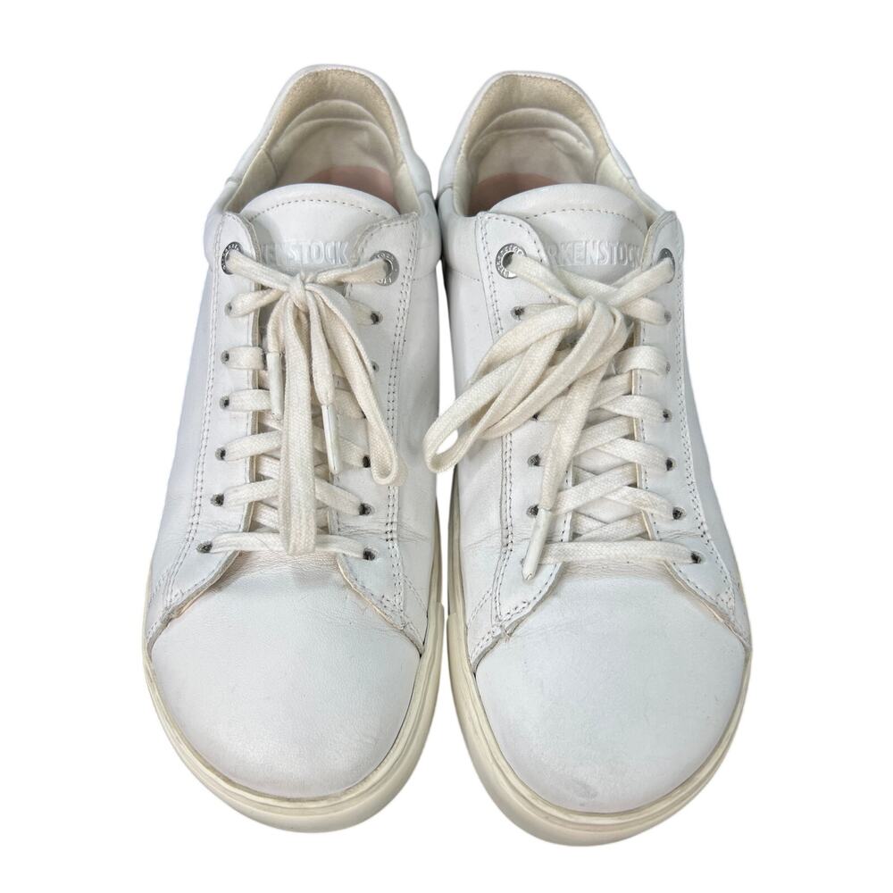 Birkenstock Unisex Bend Low White Leather Lace Uo Sneaker Size M 6 W 8 - Picture 10 of 11